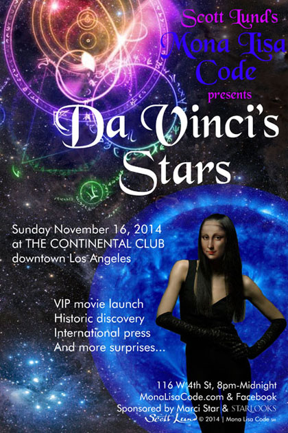 Mona Lisa Code VIP party at the Continental Club in downtown Los Angeles November 16, 2014